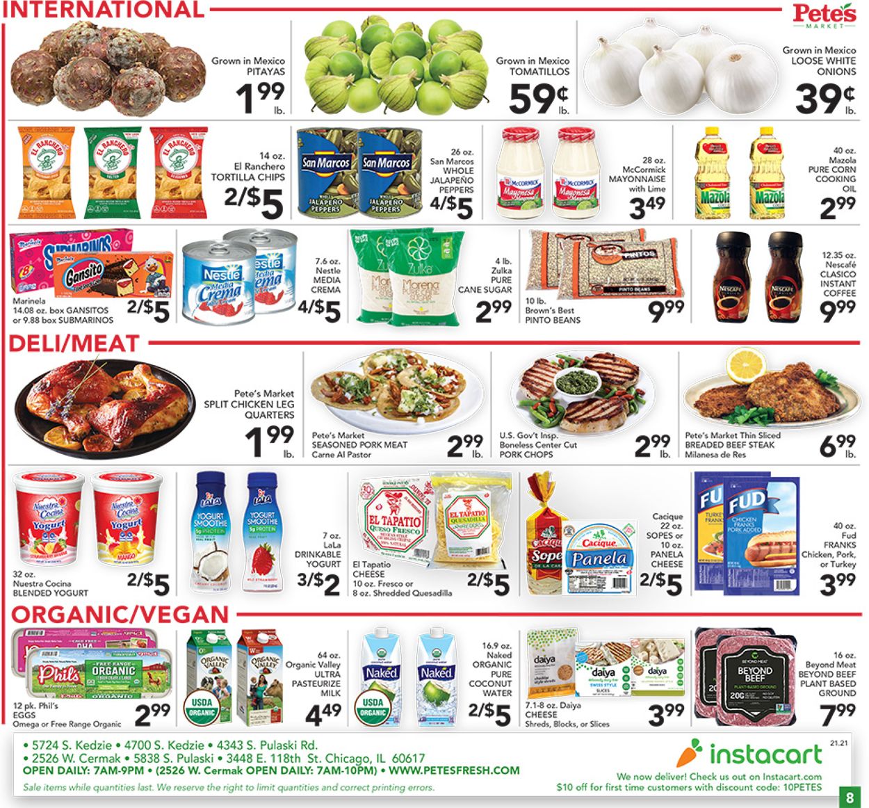 Catalogue Pete's Fresh Market from 05/19/2021