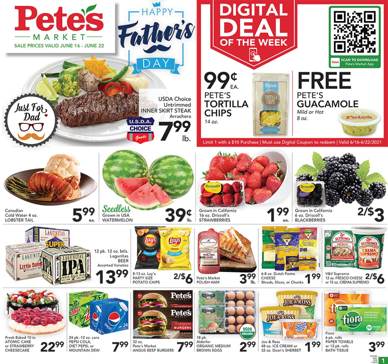 Catalogue Pete's Fresh Market from 06/16/2021