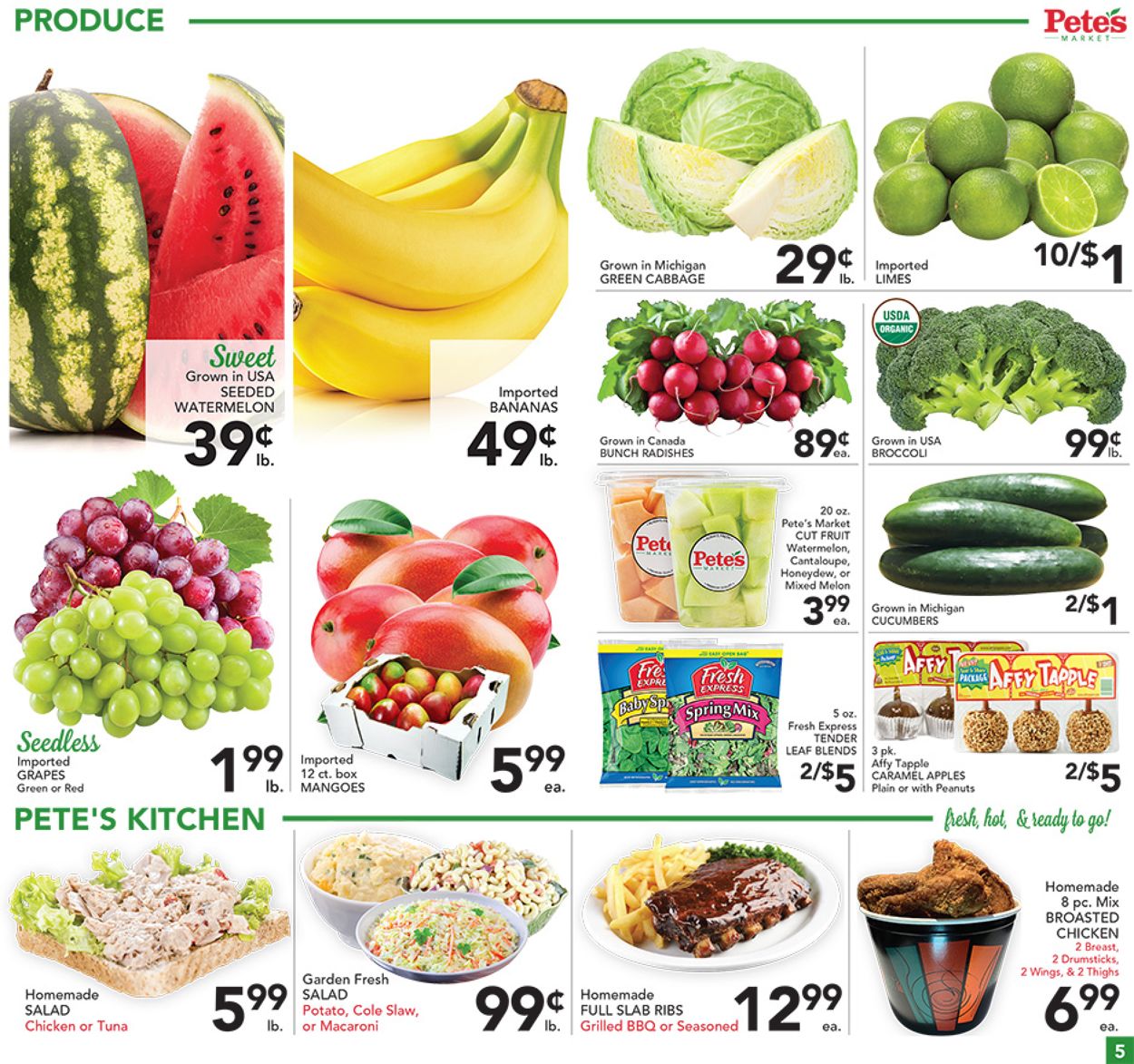Catalogue Pete's Fresh Market from 07/07/2021
