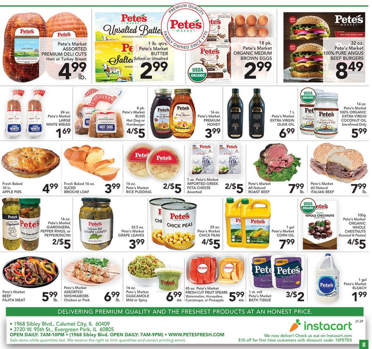 Catalogue Pete's Fresh Market from 07/14/2021