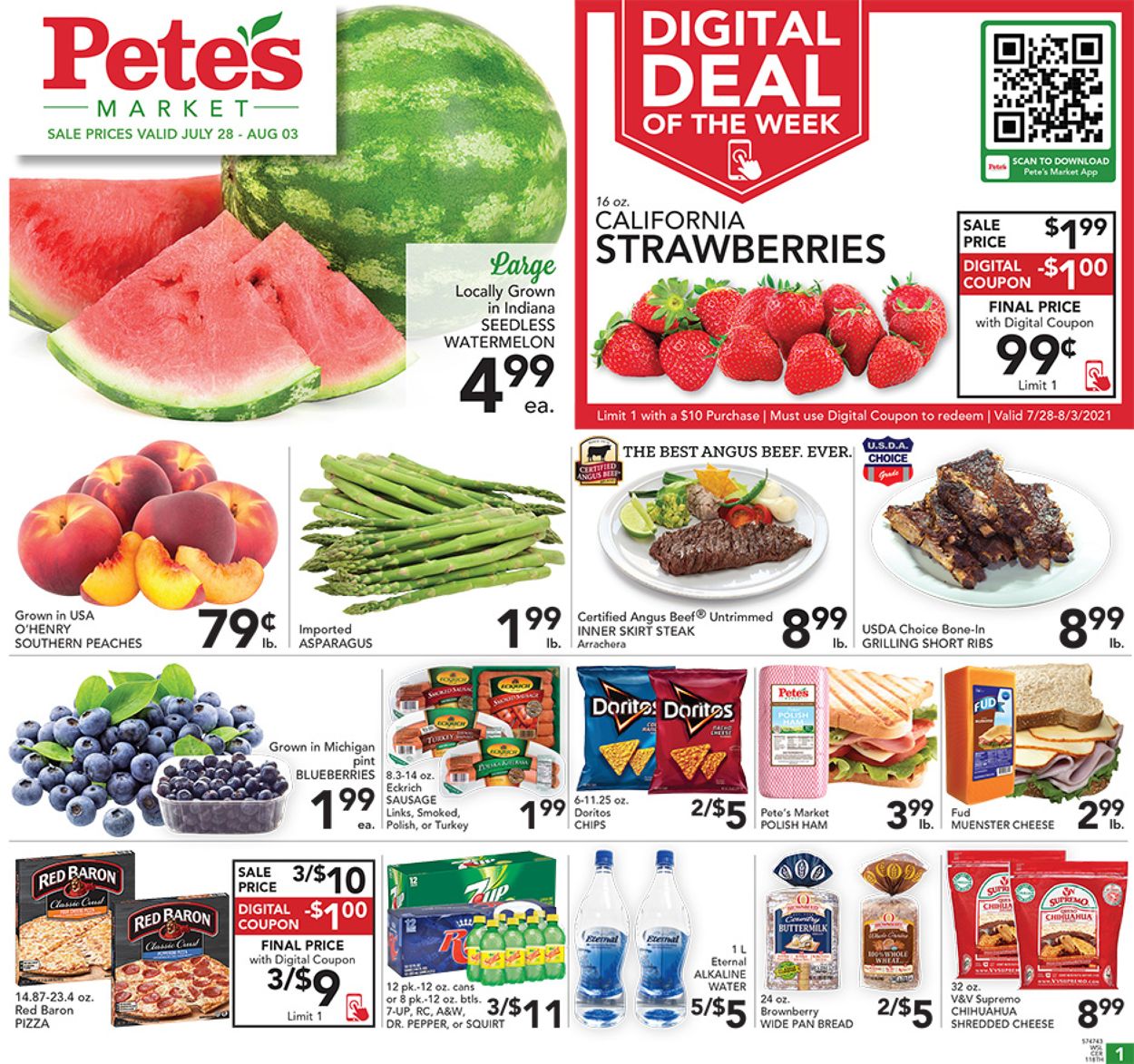 Catalogue Pete's Fresh Market from 07/28/2021