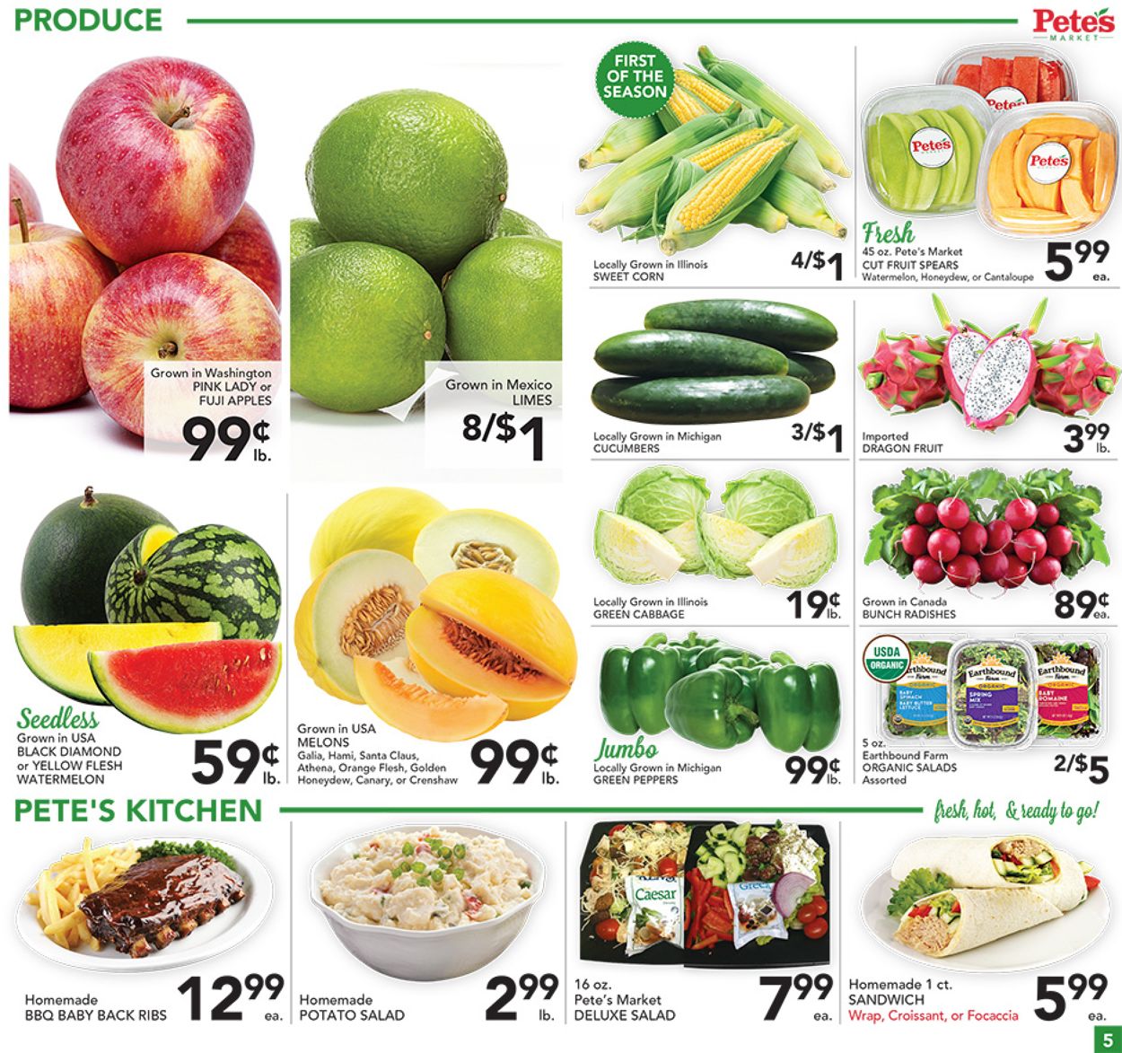 Catalogue Pete's Fresh Market from 07/28/2021