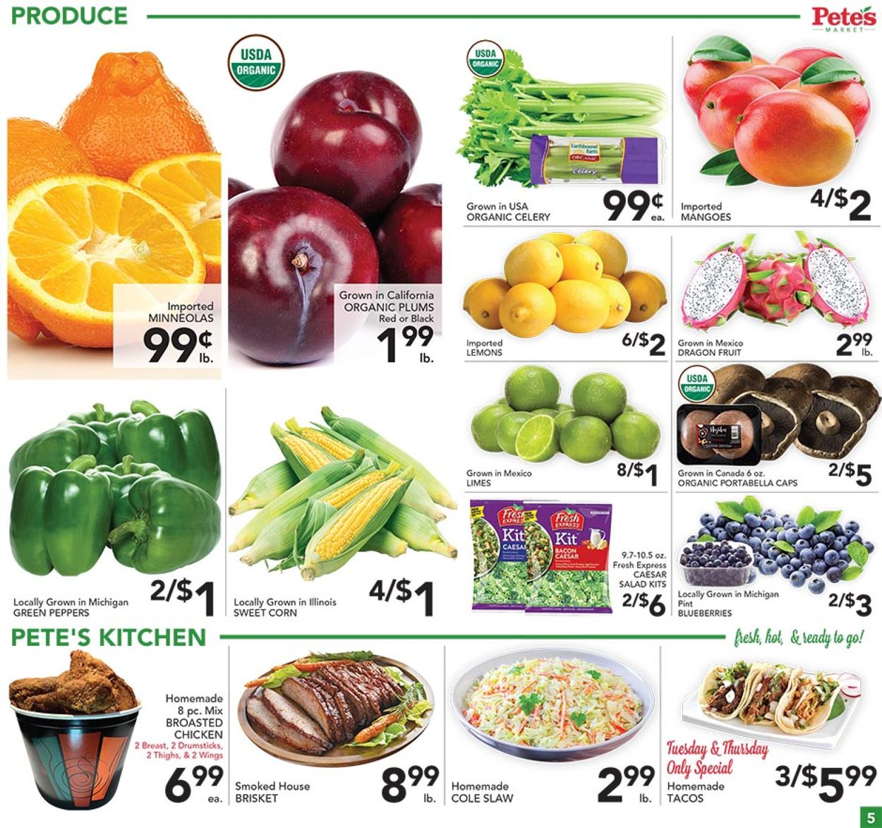 Catalogue Pete's Fresh Market from 08/04/2021
