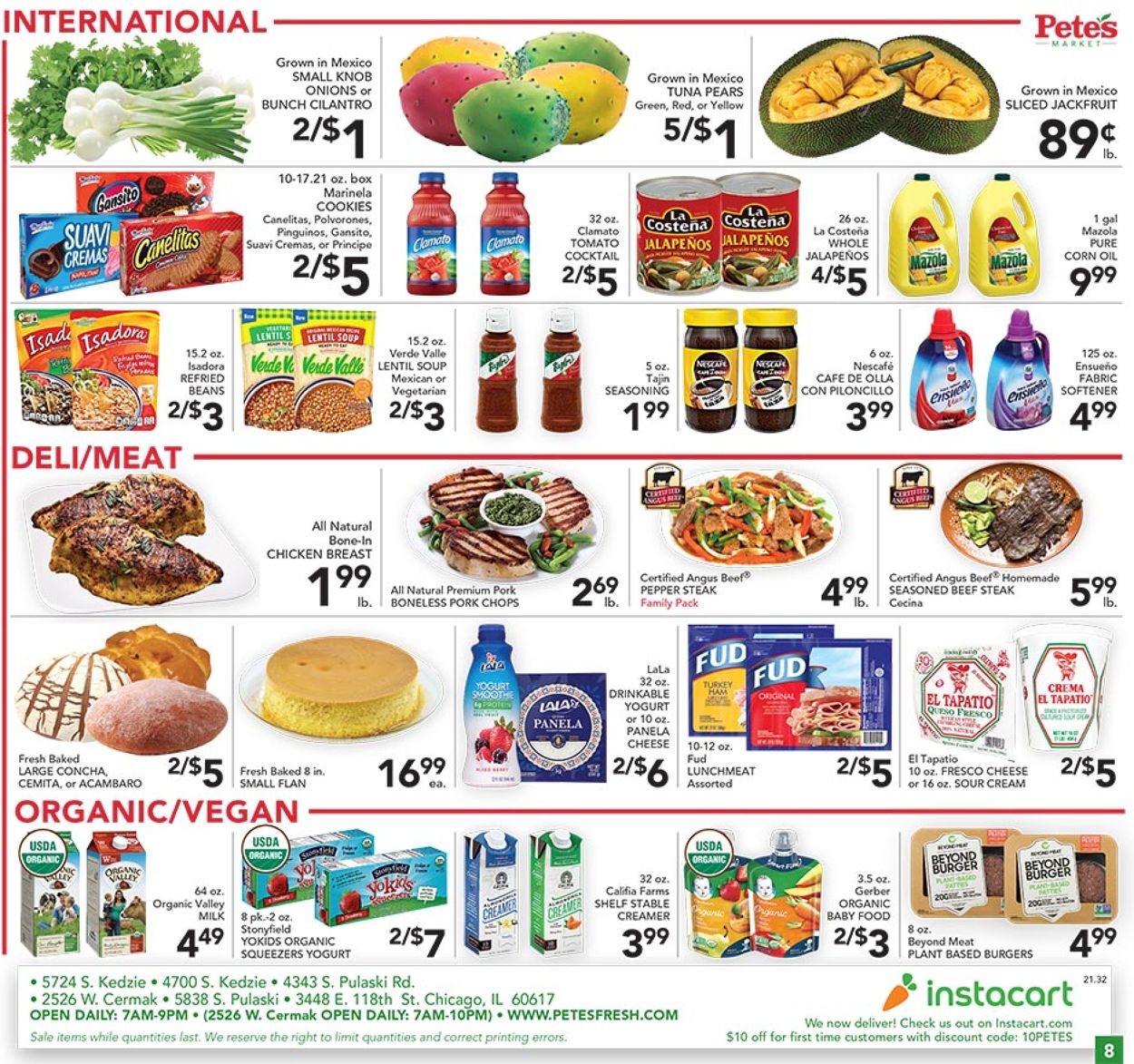 Catalogue Pete's Fresh Market from 08/04/2021