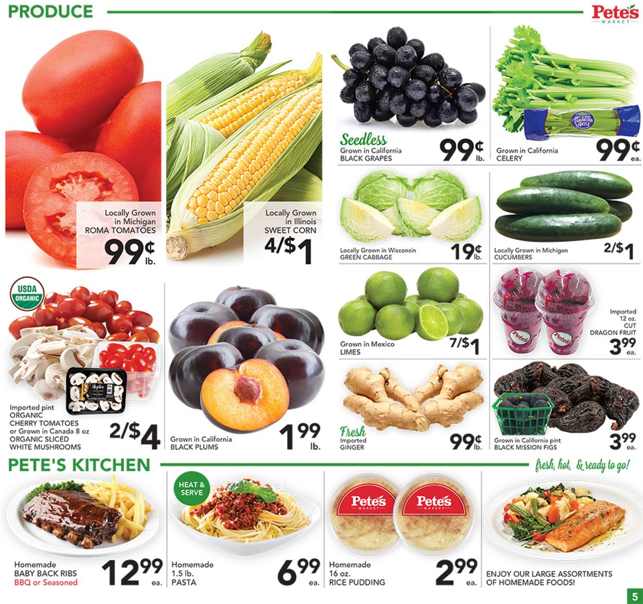Catalogue Pete's Fresh Market from 08/11/2021