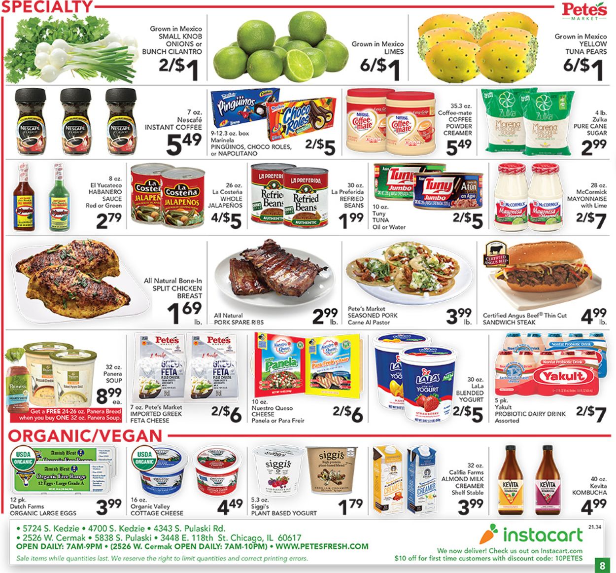 Catalogue Pete's Fresh Market from 08/18/2021