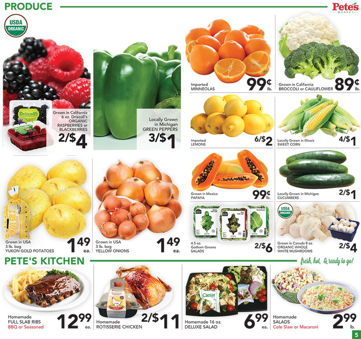 Catalogue Pete's Fresh Market from 08/25/2021