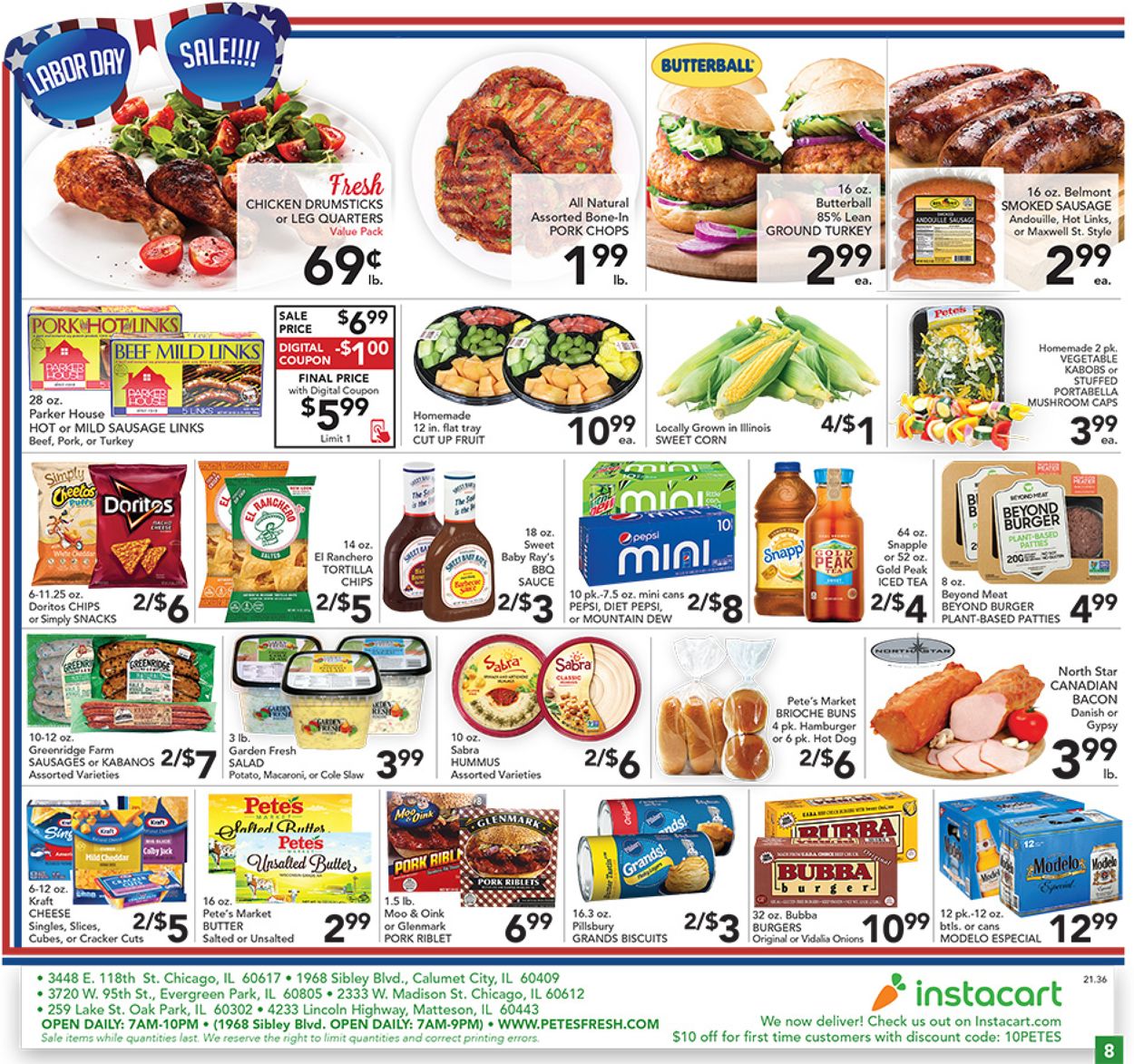 Catalogue Pete's Fresh Market from 09/01/2021