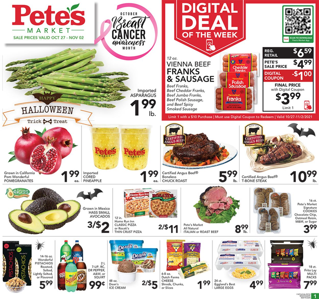 Catalogue Pete's Fresh Market from 10/27/2021