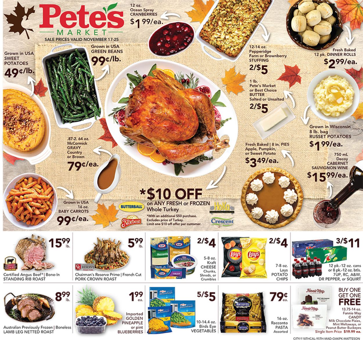 Catalogue Pete's Fresh Market THANKSGIVING 2021 from 11/17/2021