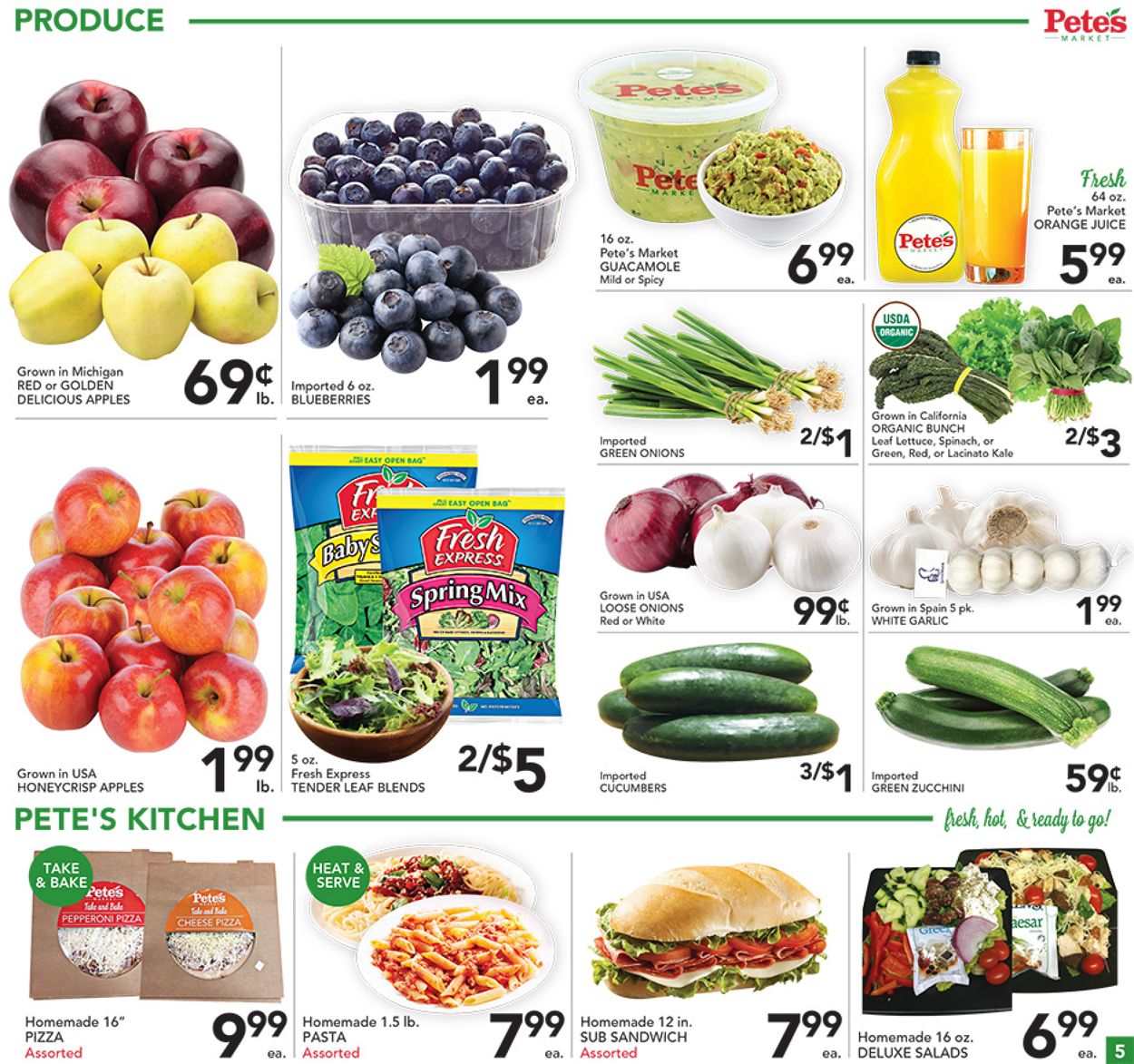 Catalogue Pete's Fresh Market from 12/01/2021