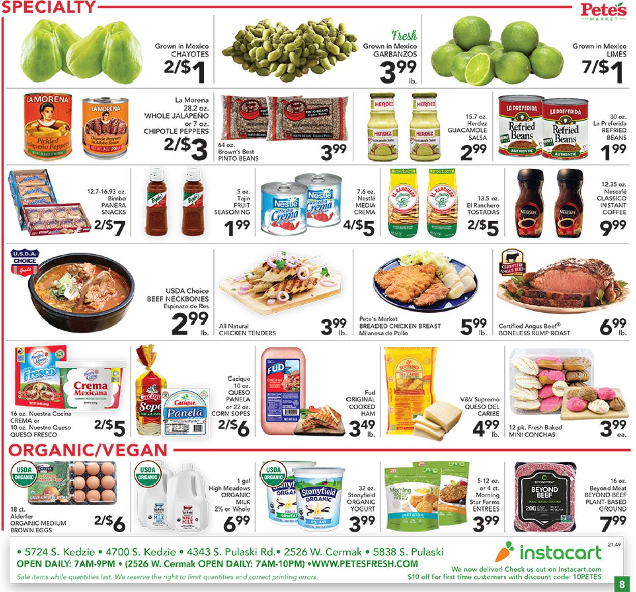 Catalogue Pete's Fresh Market from 12/01/2021