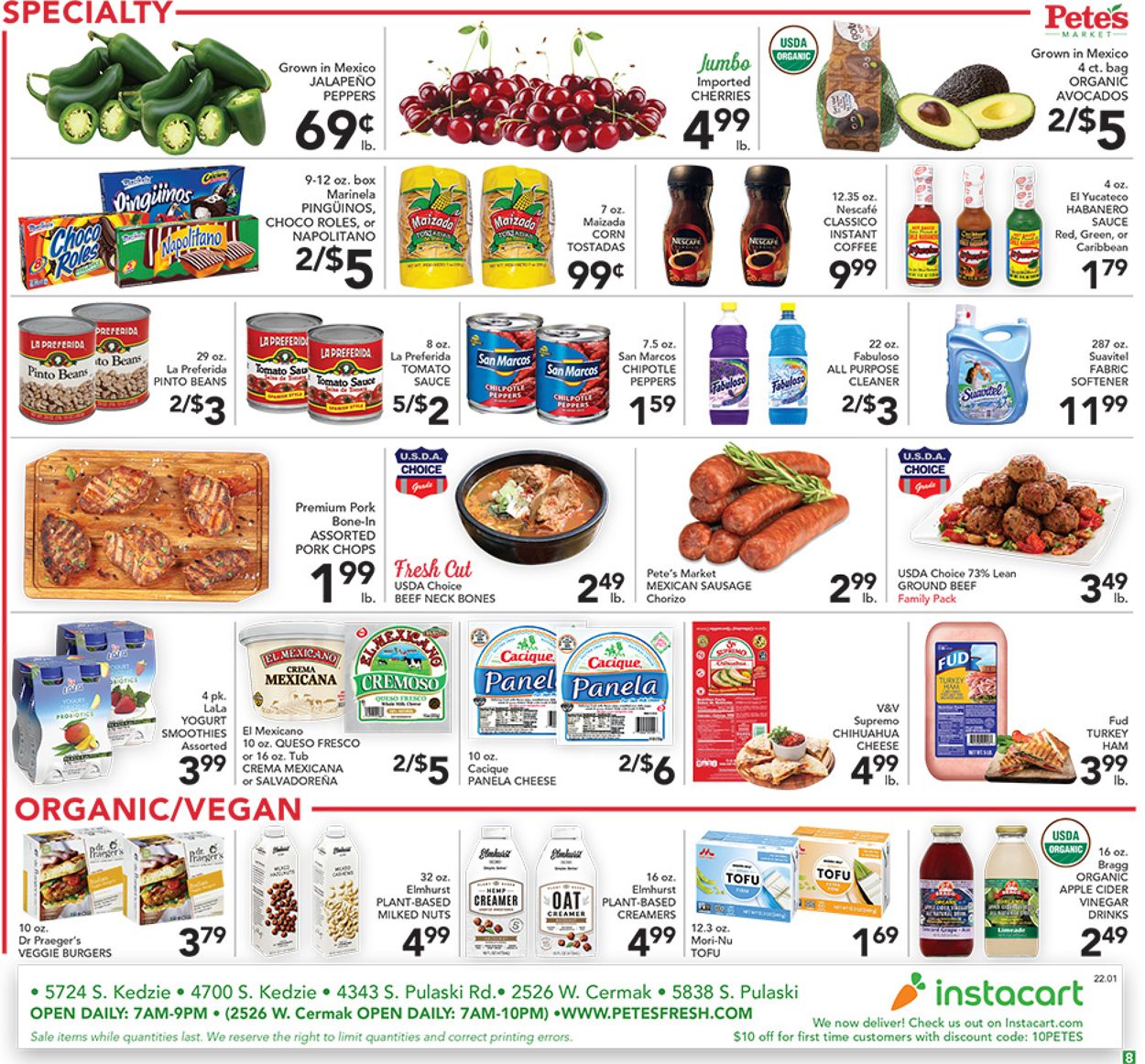 Catalogue Pete's Fresh Market from 01/05/2022