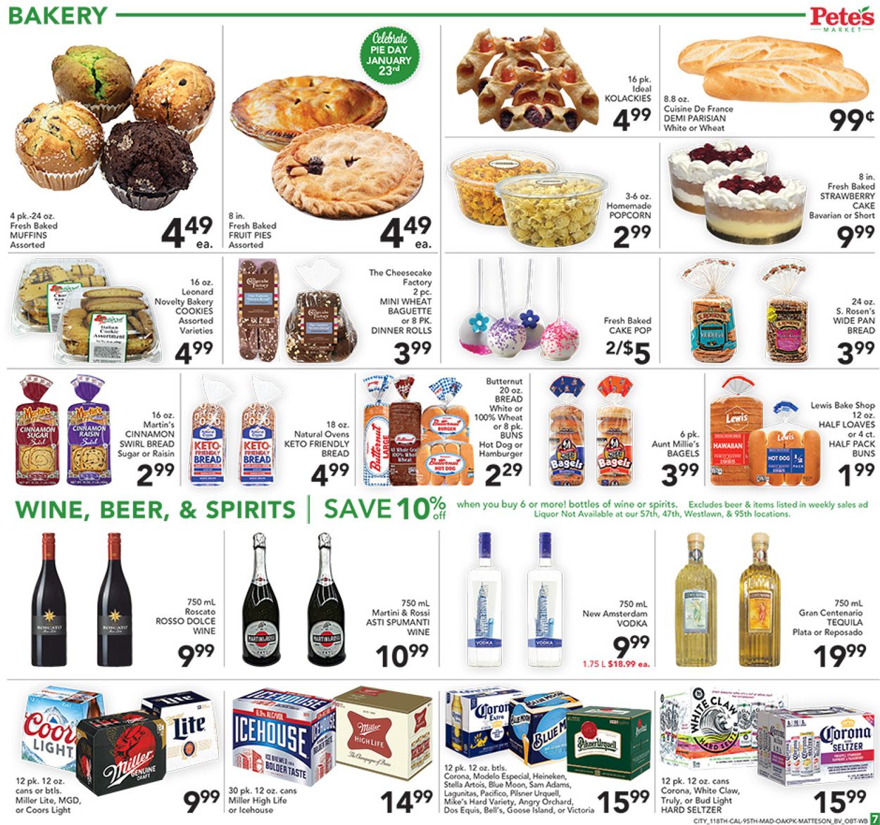 Catalogue Pete's Fresh Market from 01/19/2022
