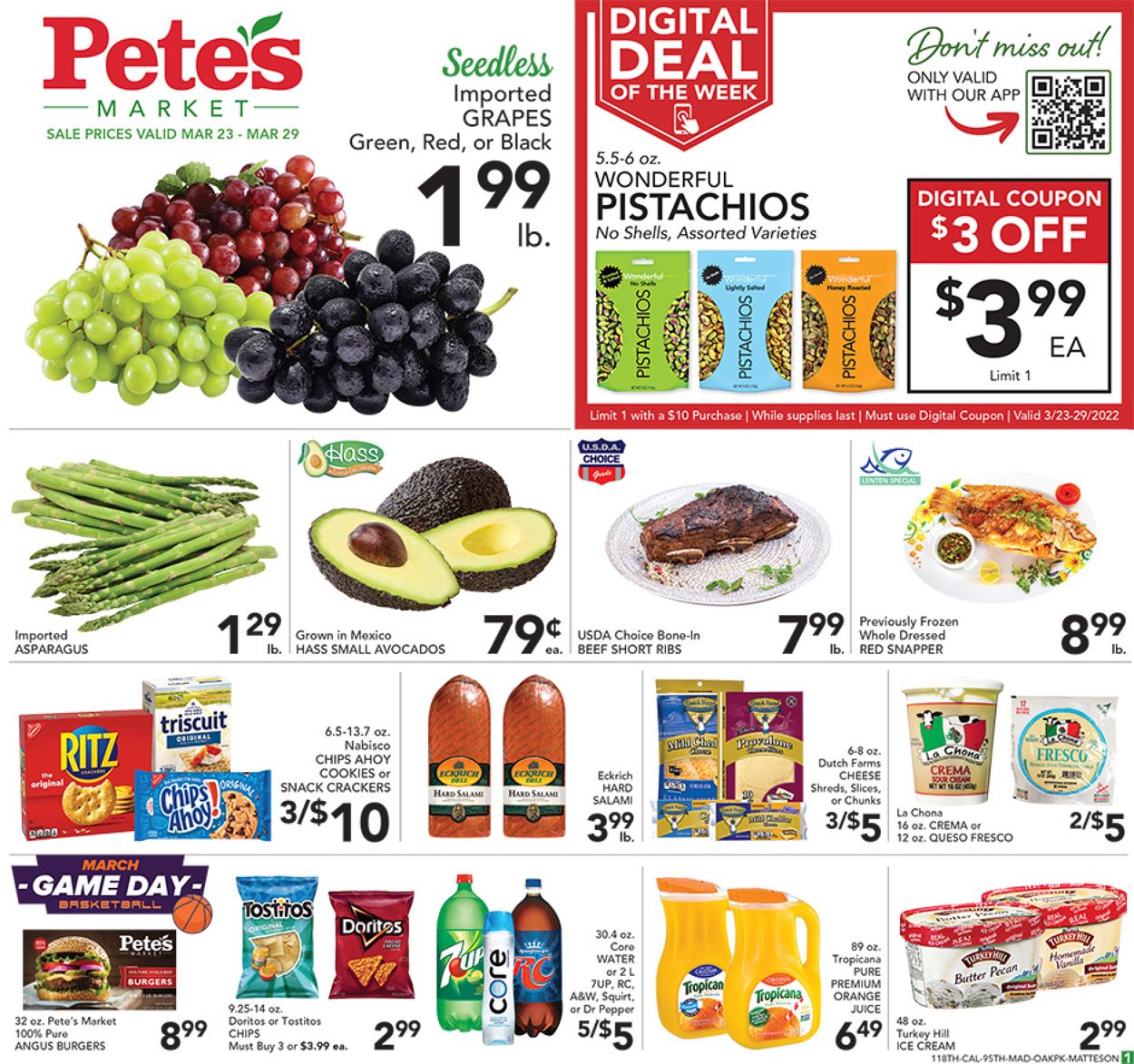 Catalogue Pete's Fresh Market from 03/23/2022