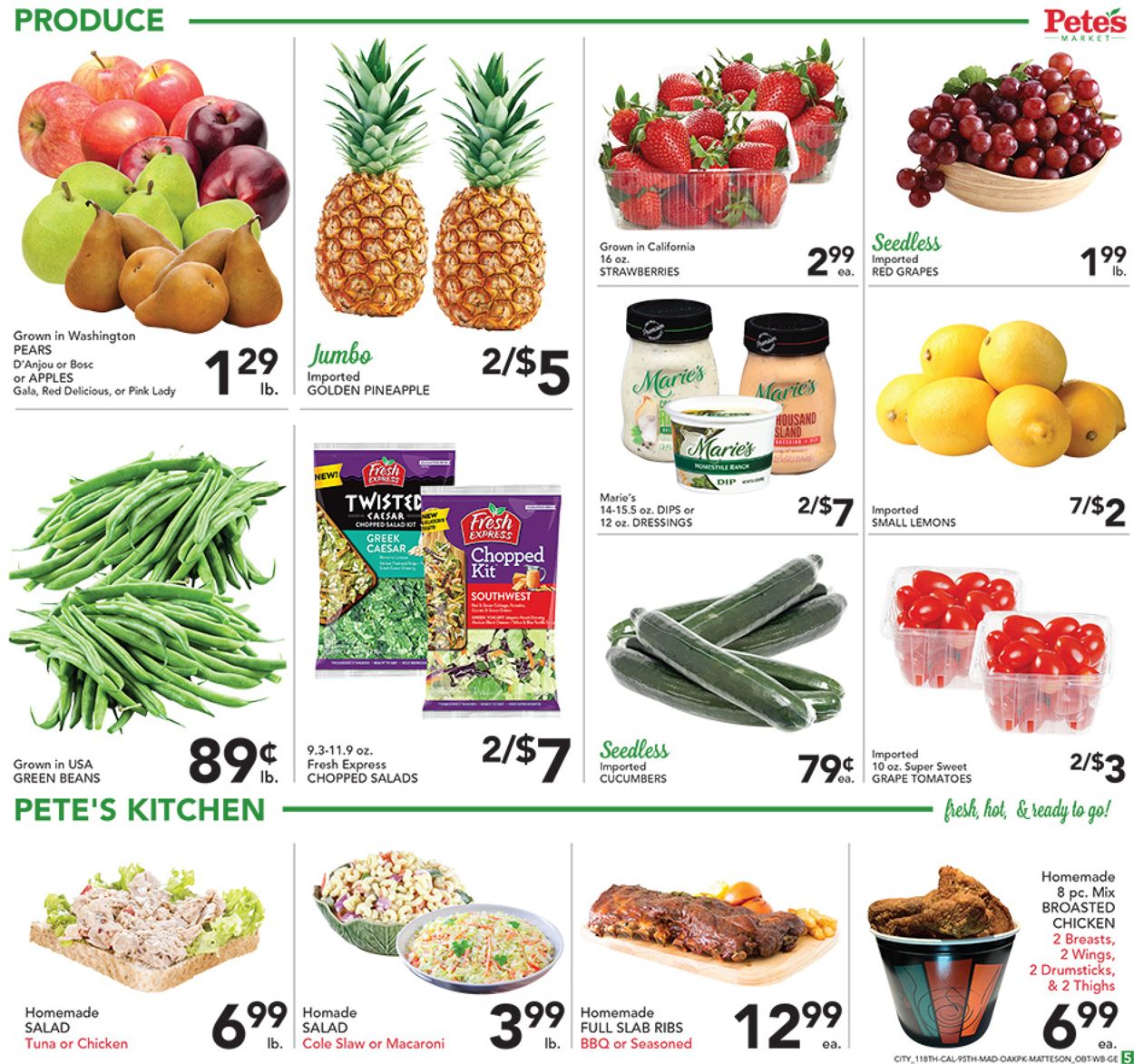 Catalogue Pete's Fresh Market from 03/30/2022