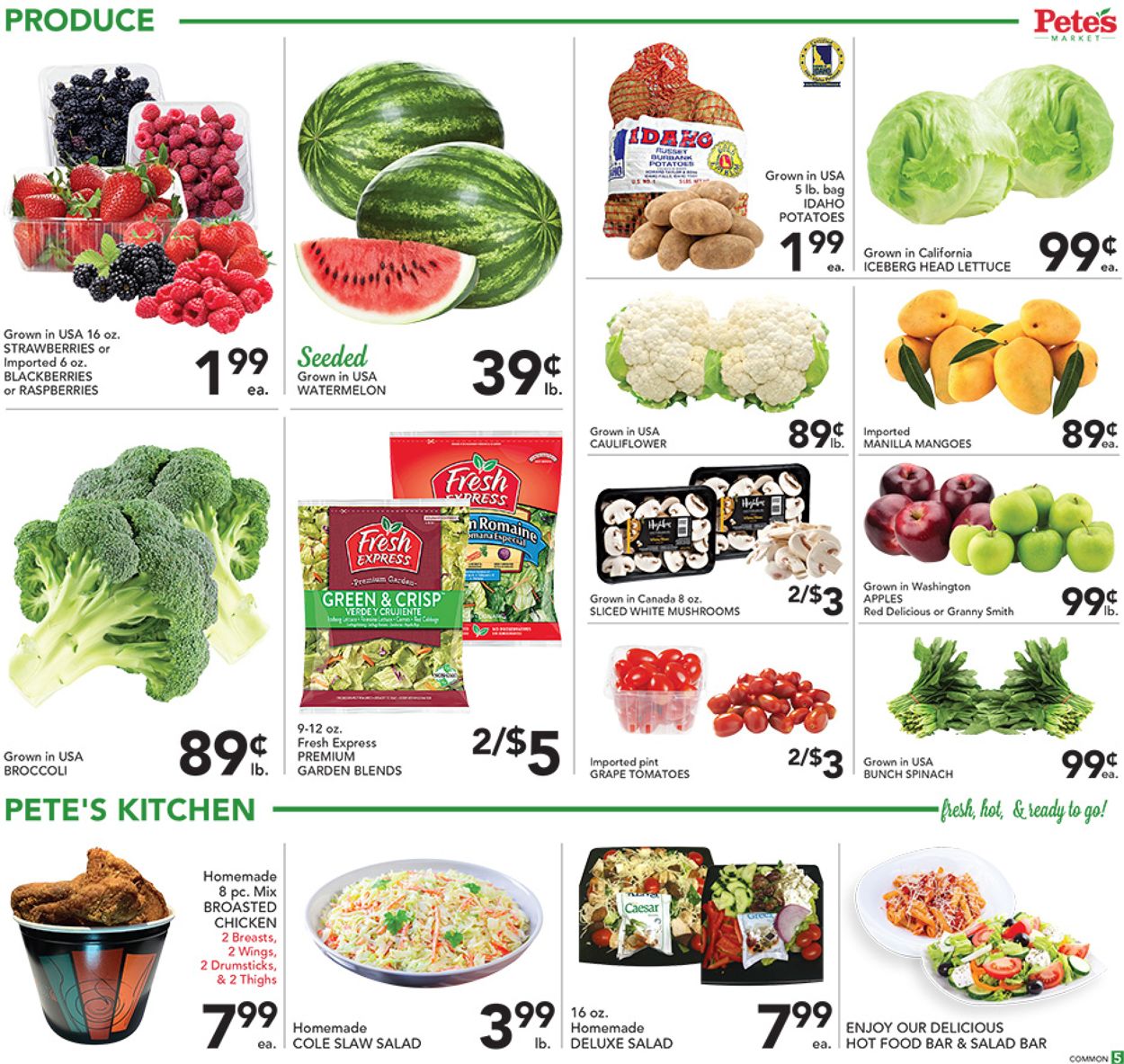 Catalogue Pete's Fresh Market from 06/08/2022