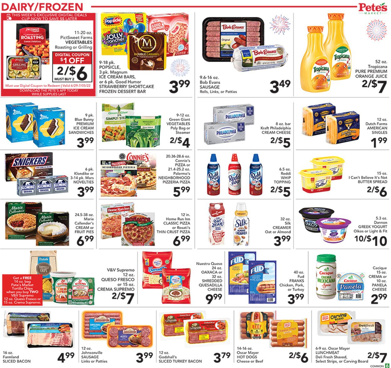 Catalogue Pete's Fresh Market from 06/29/2022