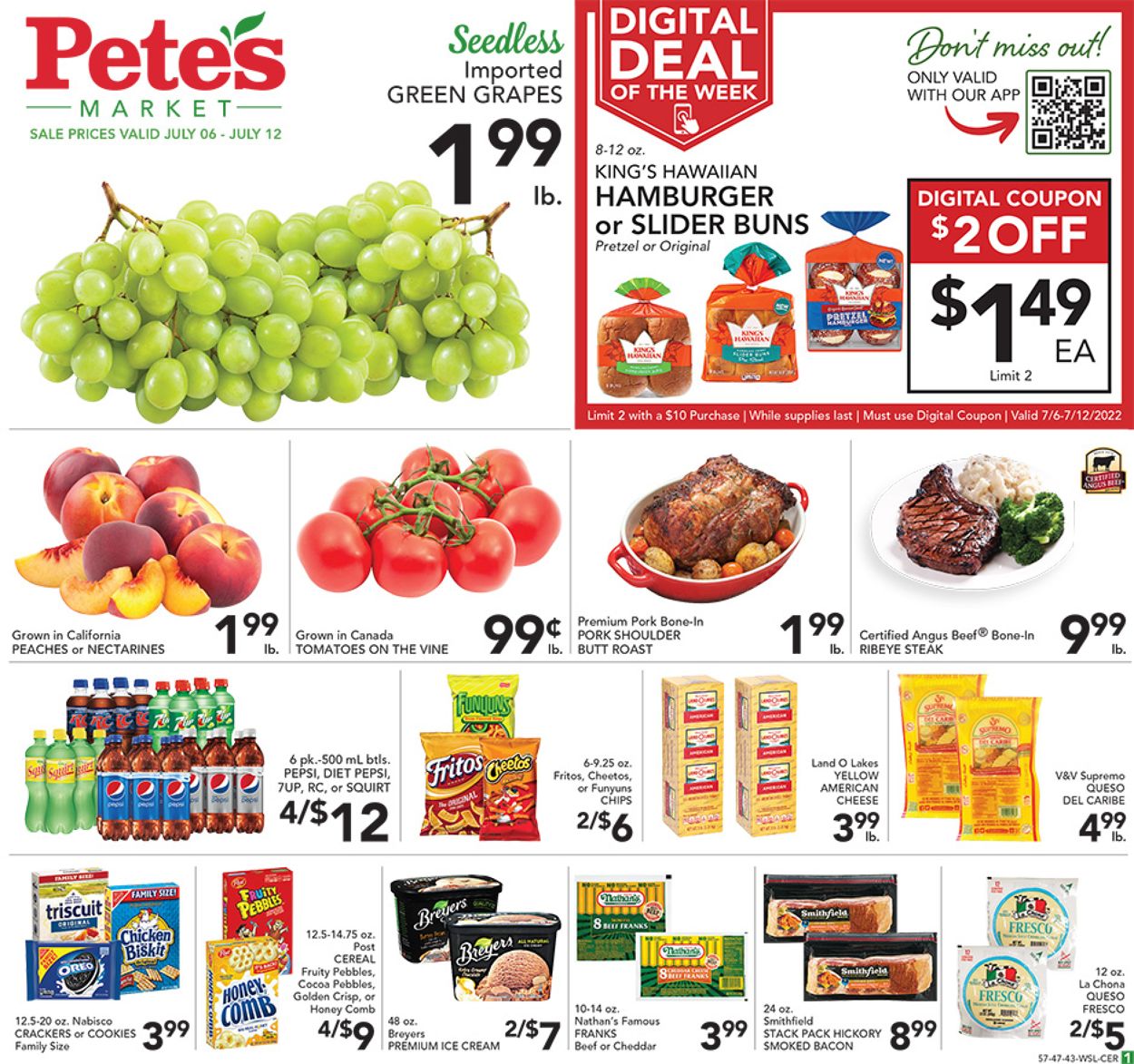 Catalogue Pete's Fresh Market from 07/06/2022