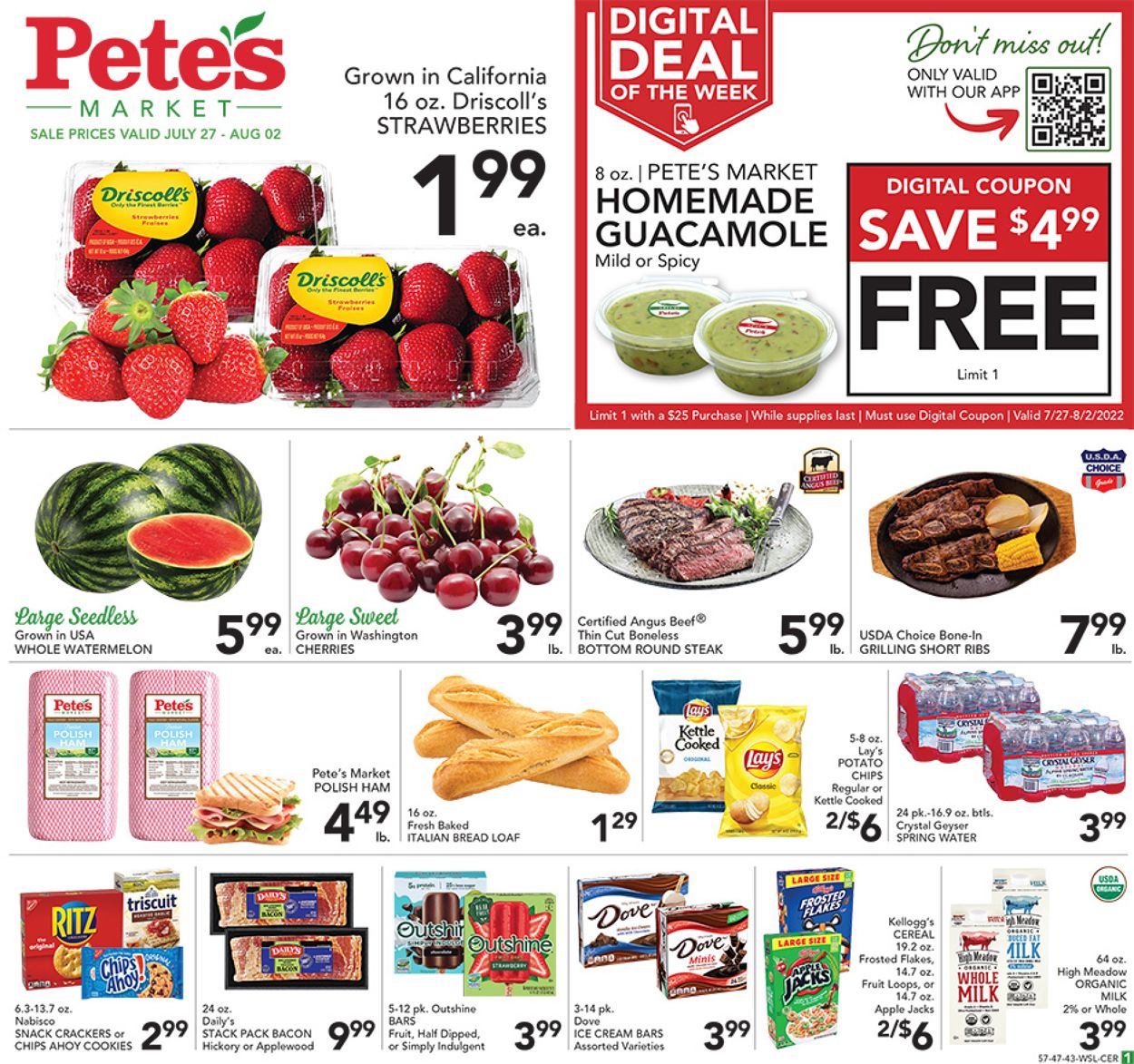 Catalogue Pete's Fresh Market from 07/27/2022