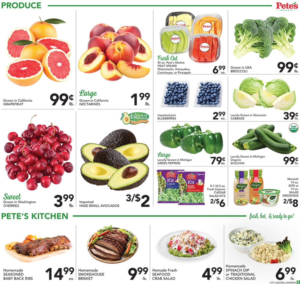 Catalogue Pete's Fresh Market from 08/03/2022