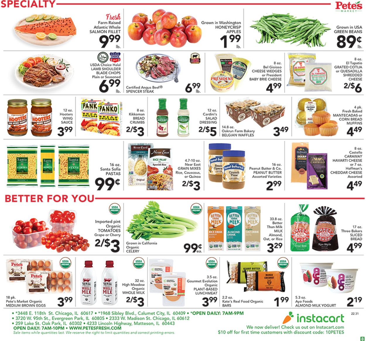 Catalogue Pete's Fresh Market from 08/03/2022