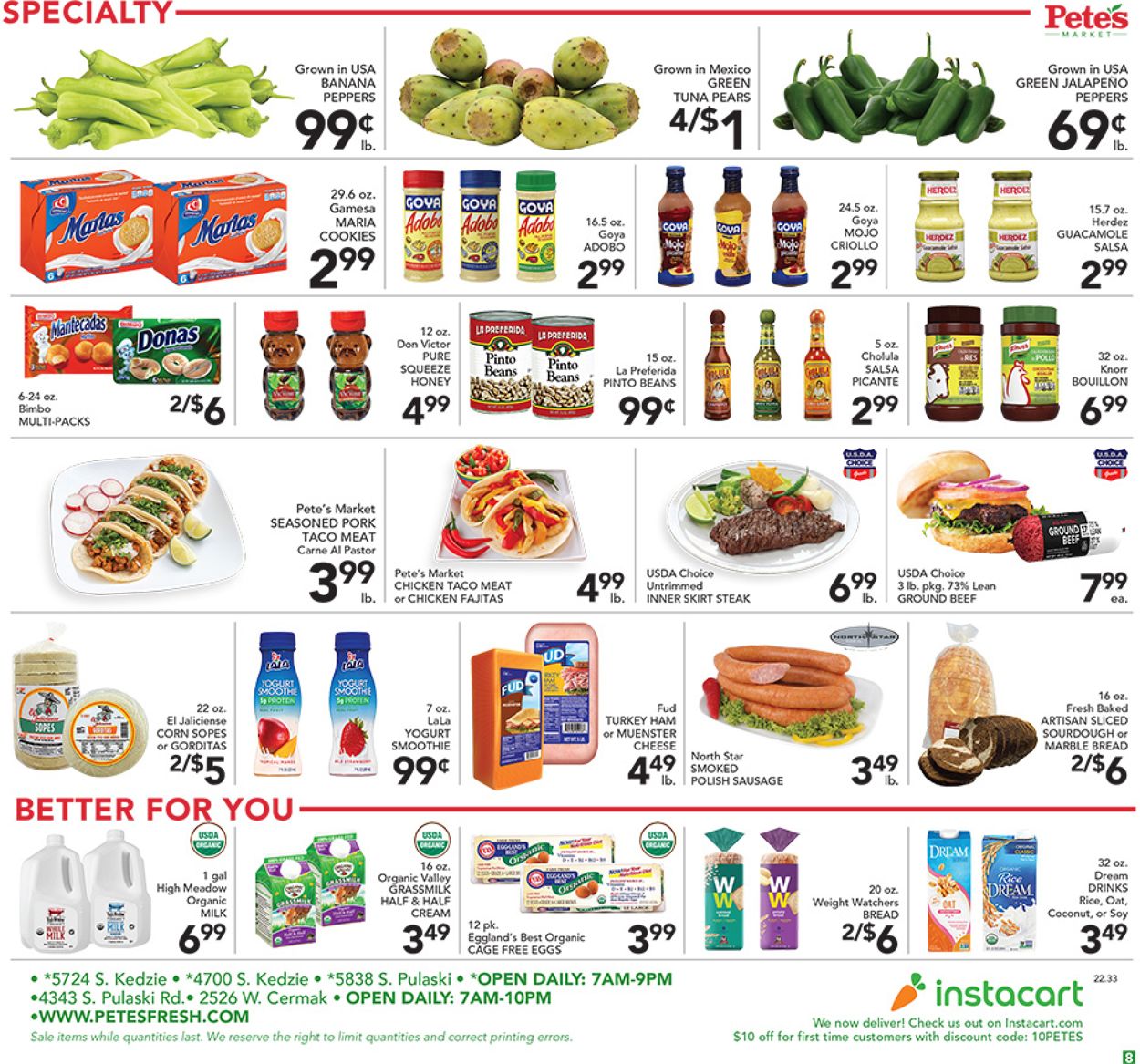 Catalogue Pete's Fresh Market from 08/17/2022