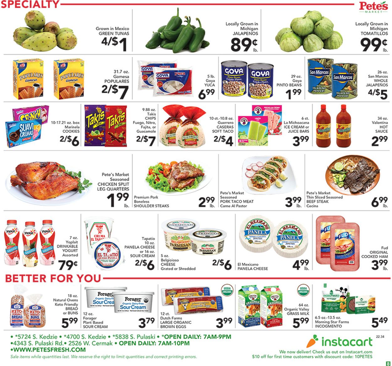 Catalogue Pete's Fresh Market from 08/24/2022