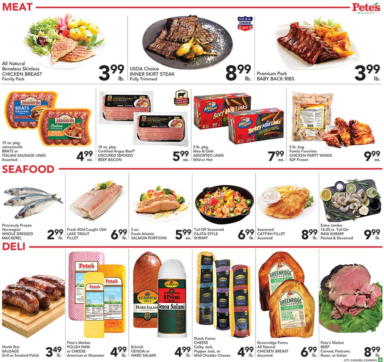 Catalogue Pete's Fresh Market from 08/31/2022