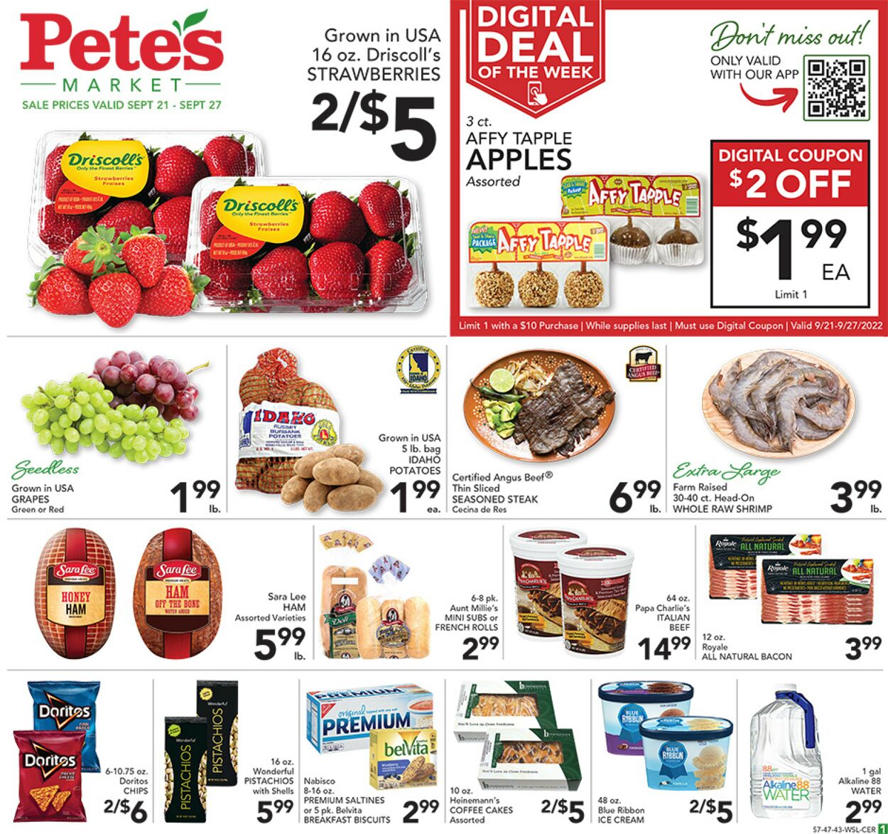 Catalogue Pete's Fresh Market from 09/21/2022