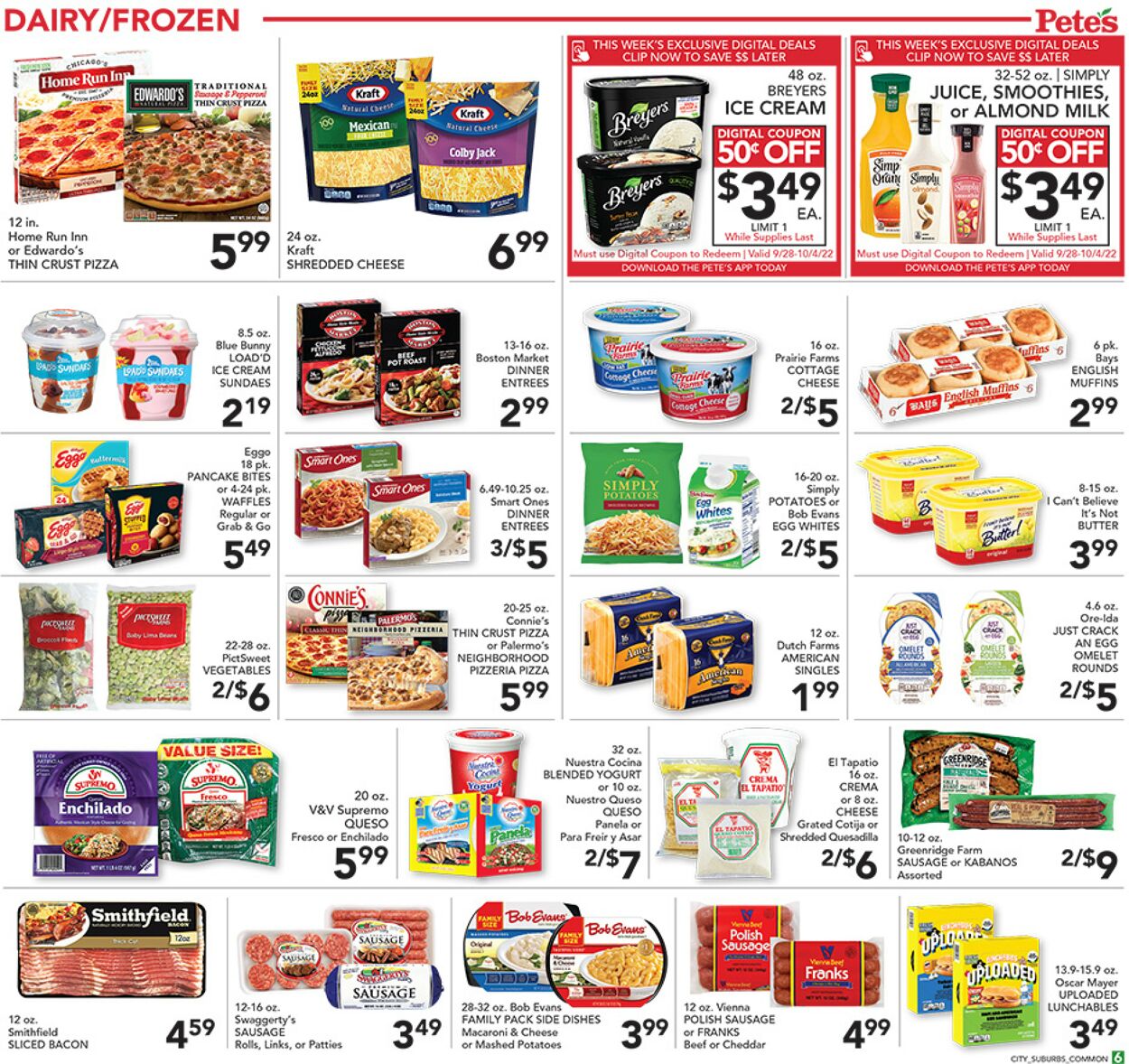 Catalogue Pete's Fresh Market from 09/28/2022