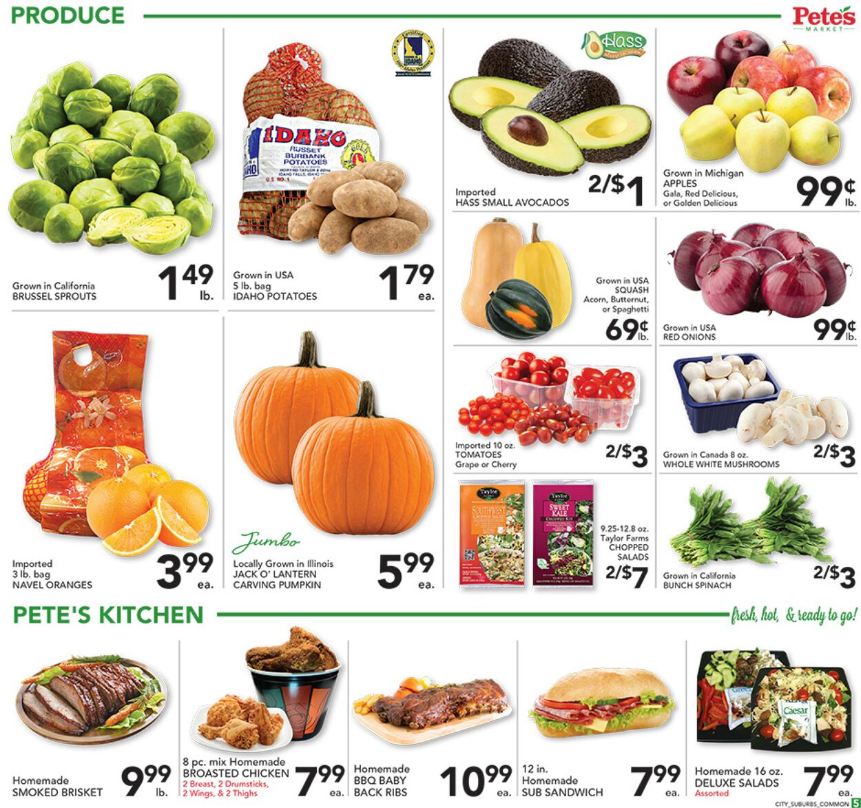 Catalogue Pete's Fresh Market from 10/05/2022