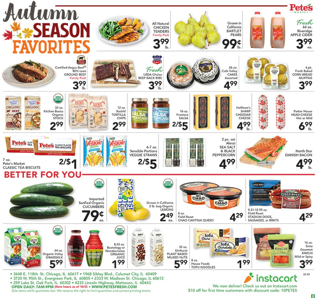 Catalogue Pete's Fresh Market from 10/05/2022