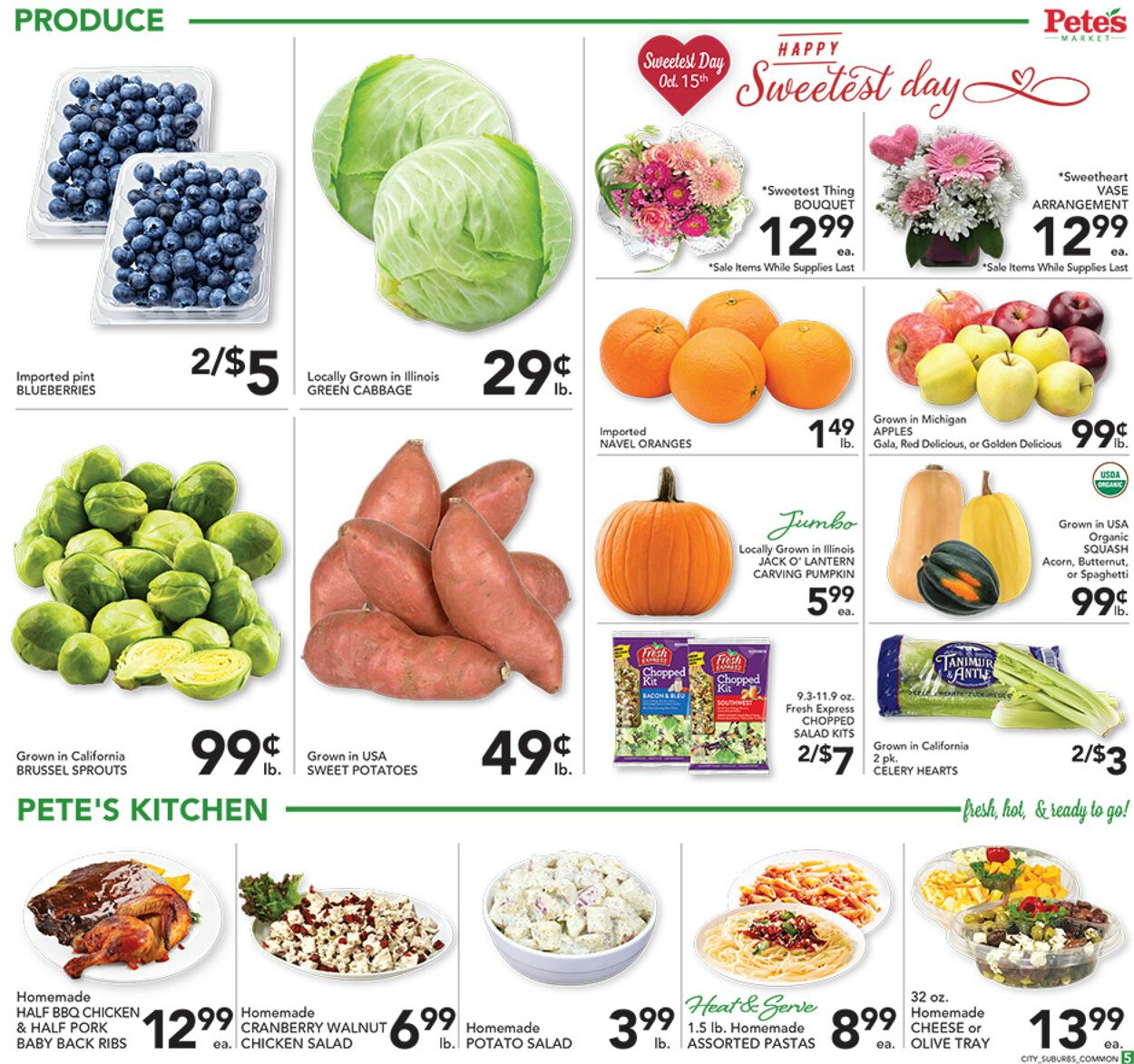 Catalogue Pete's Fresh Market from 10/12/2022