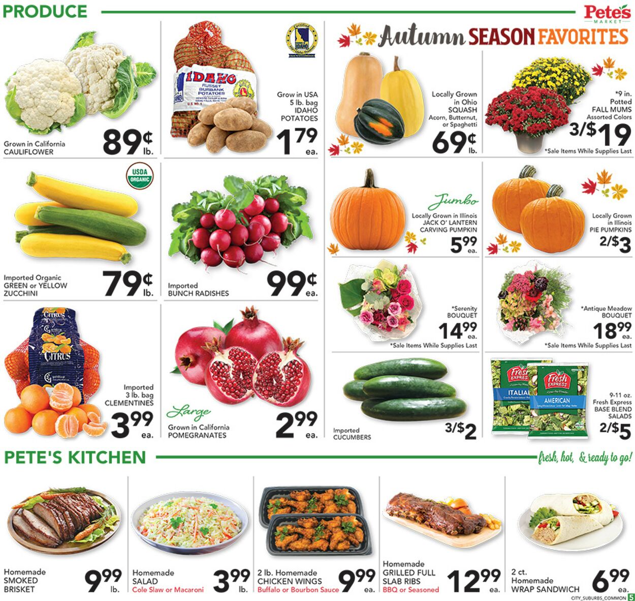 Catalogue Pete's Fresh Market from 10/19/2022