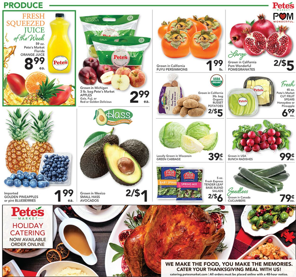 Catalogue Pete's Fresh Market from 11/09/2022