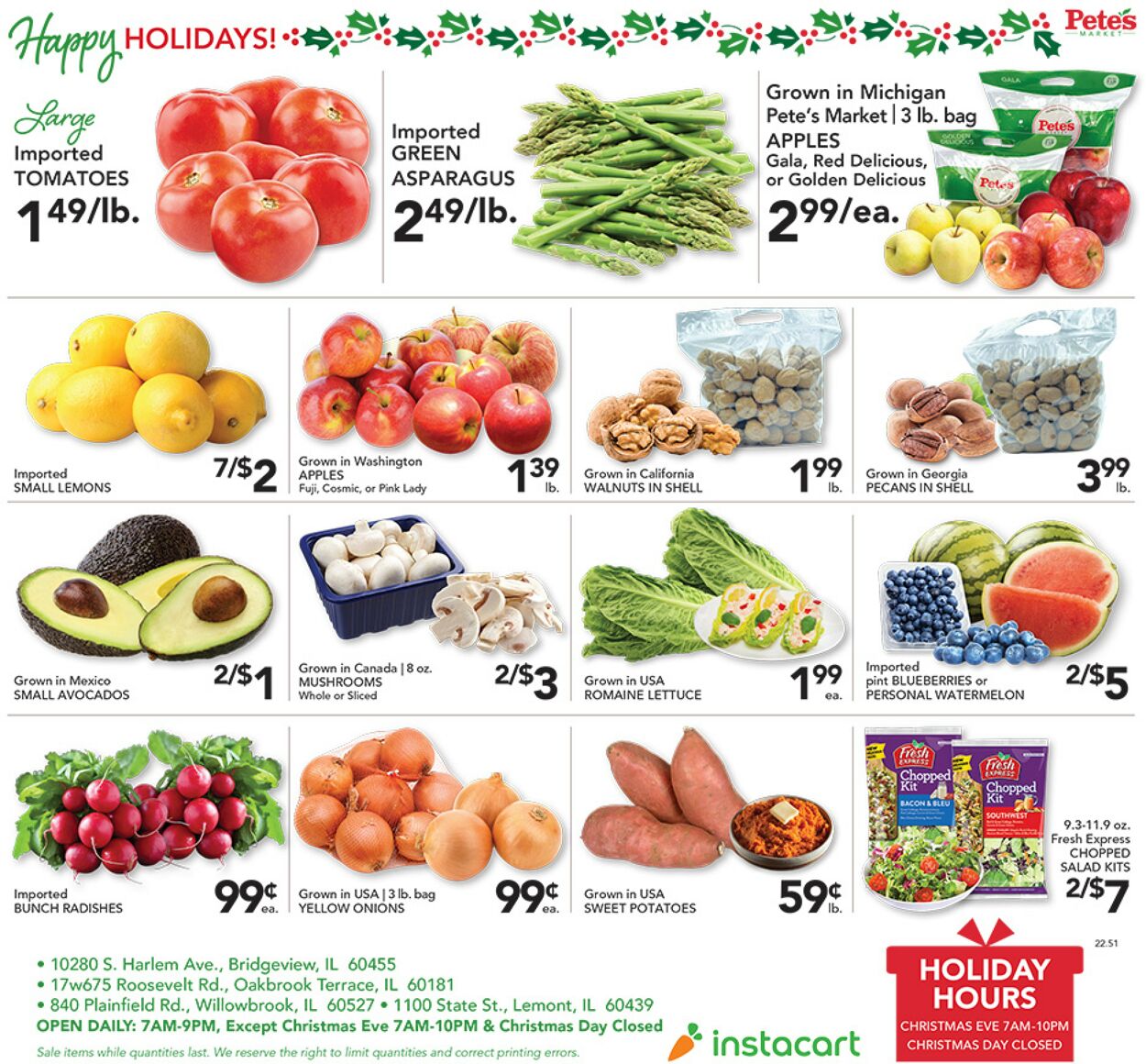 Catalogue Pete's Fresh Market from 12/21/2022