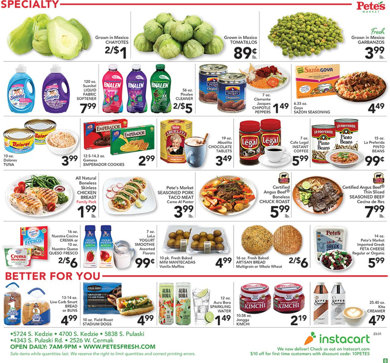 Catalogue Pete's Fresh Market from 01/04/2023