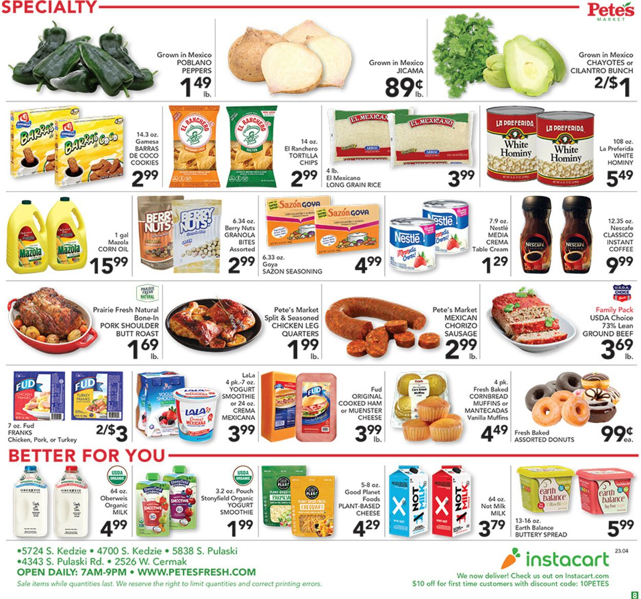 Catalogue Pete's Fresh Market from 01/25/2023