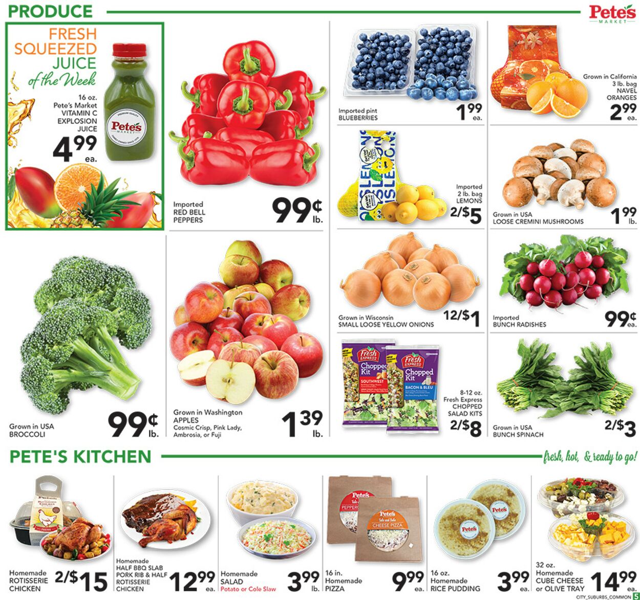 Catalogue Pete's Fresh Market from 01/25/2023