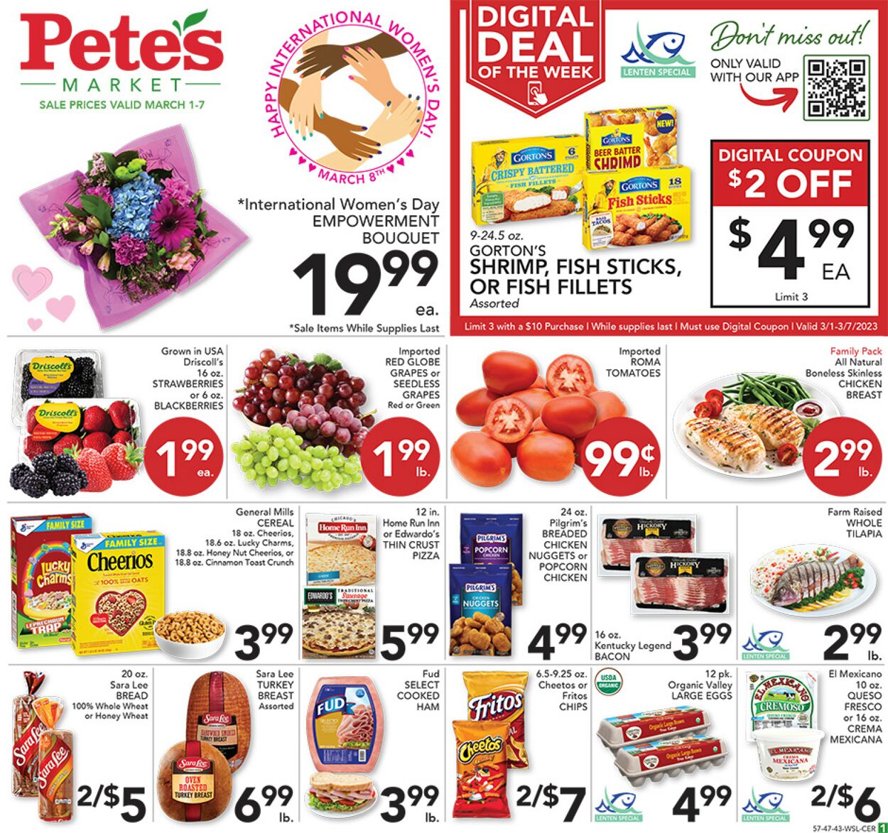 Catalogue Pete's Fresh Market from 03/01/2023