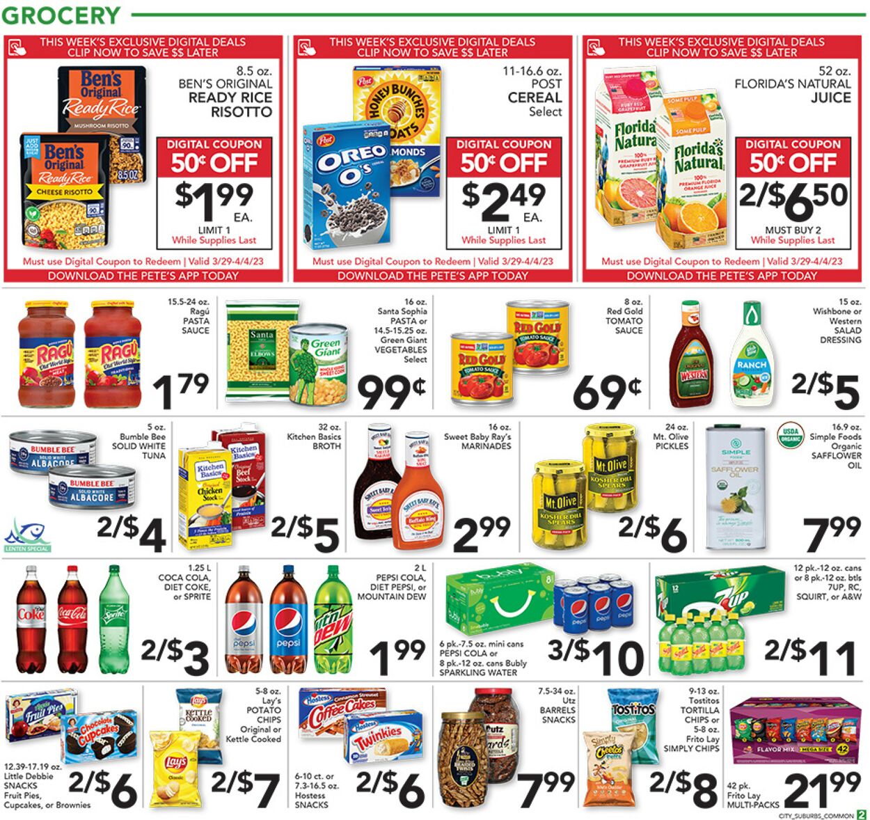 Catalogue Pete's Fresh Market from 03/29/2023