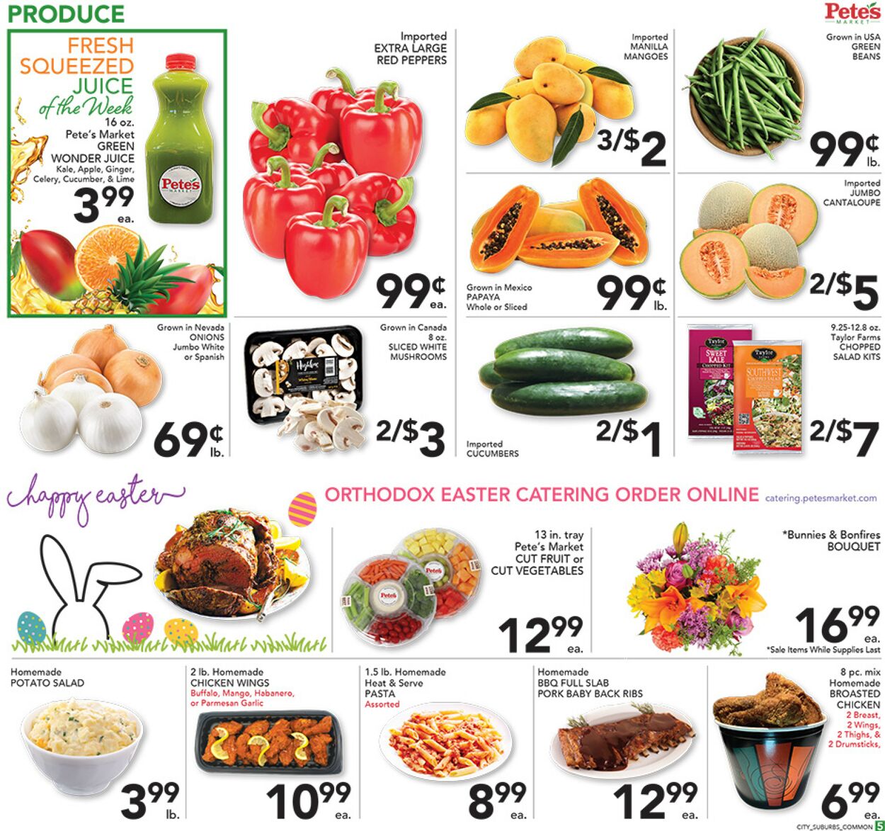 Catalogue Pete's Fresh Market from 04/12/2023