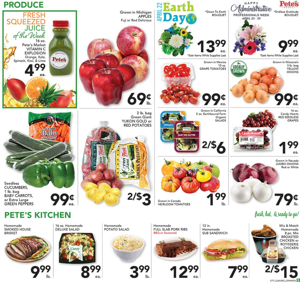 Catalogue Pete's Fresh Market from 04/19/2023