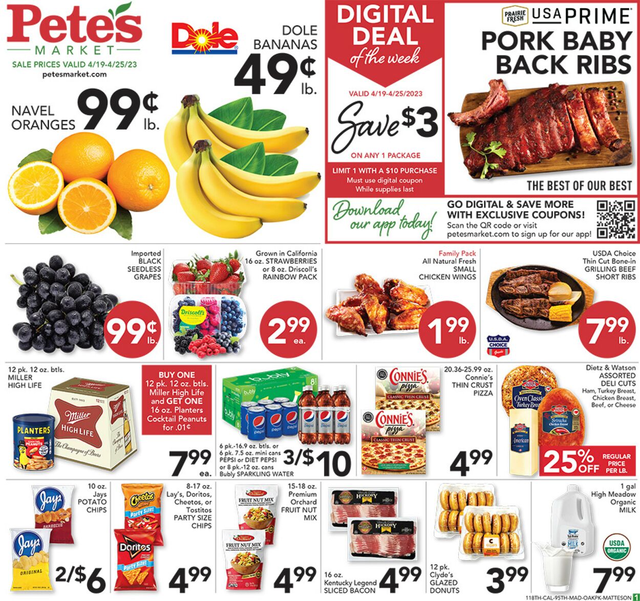 Catalogue Pete's Fresh Market from 04/19/2023