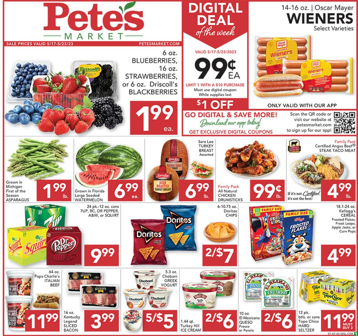 Catalogue Pete's Fresh Market from 05/17/2023