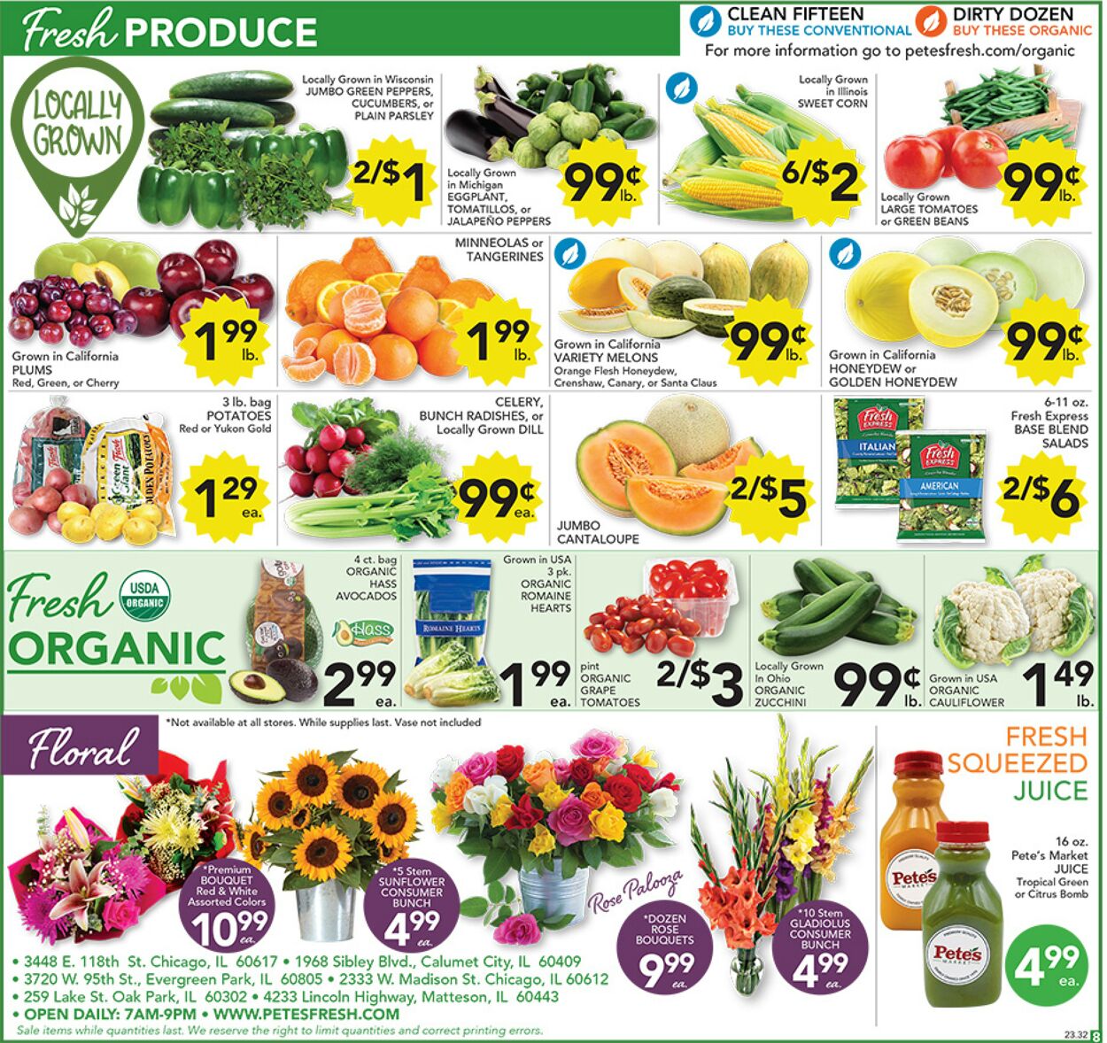 Catalogue Pete's Fresh Market from 08/09/2023