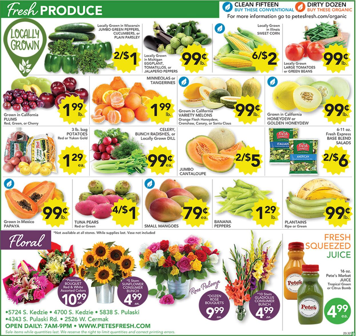 Catalogue Pete's Fresh Market from 08/09/2023