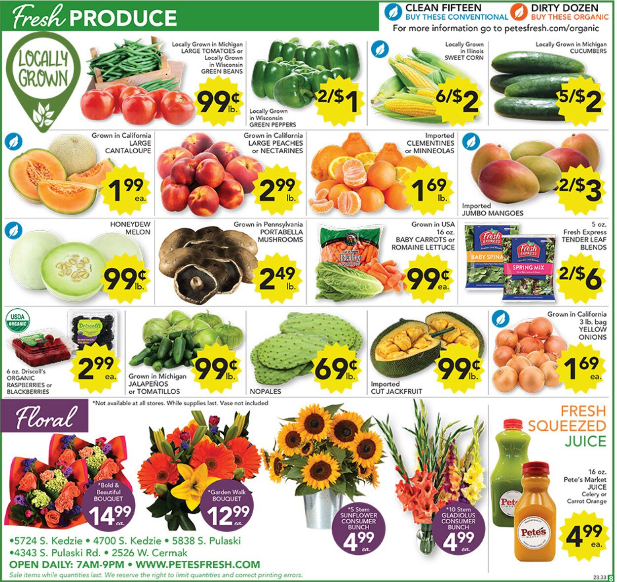 Catalogue Pete's Fresh Market from 08/16/2023