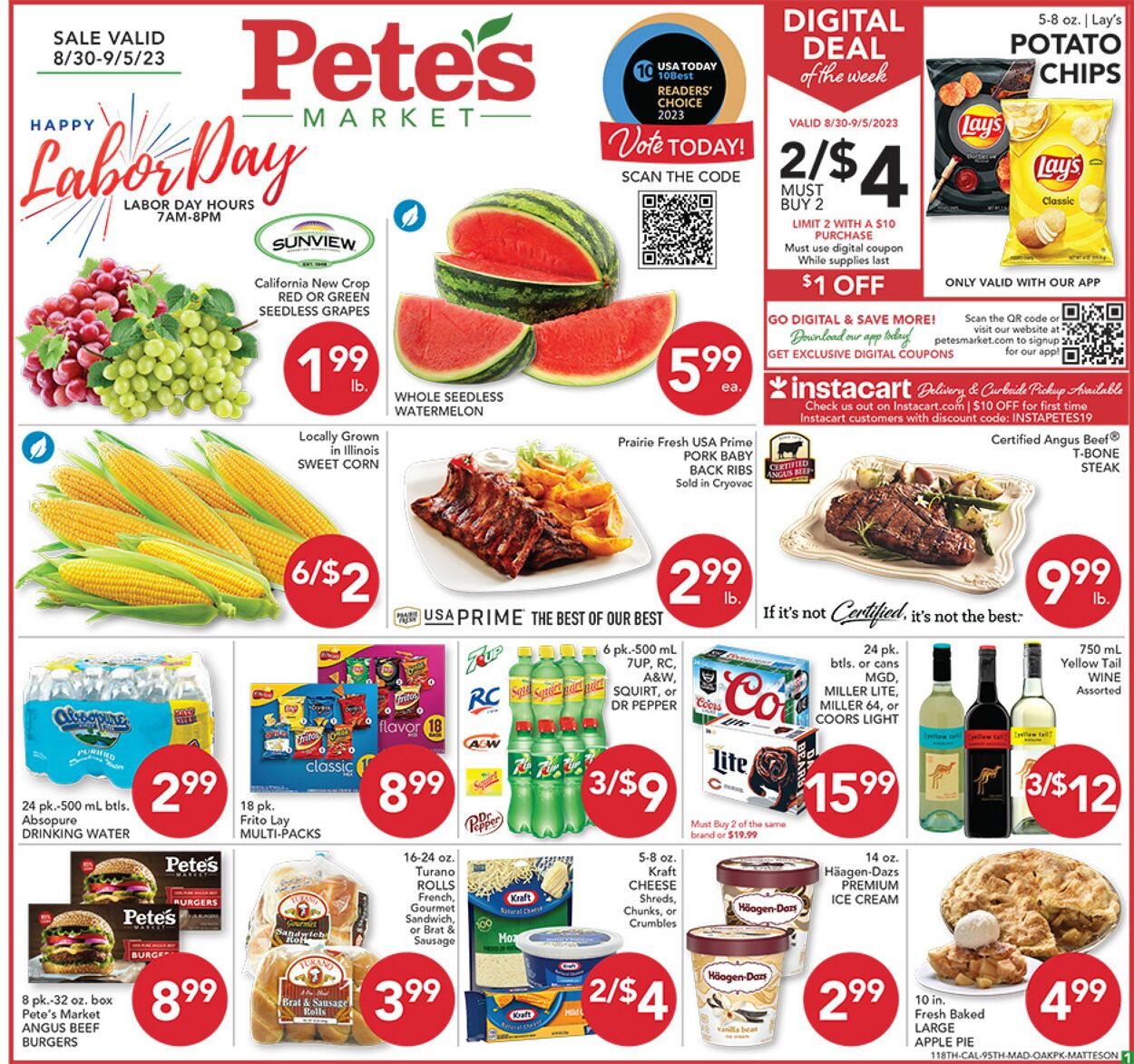 Catalogue Pete's Fresh Market from 08/30/2023